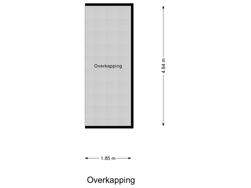 Bekijk plattegrond van Overkapping van Dokter Kanterslaan 197