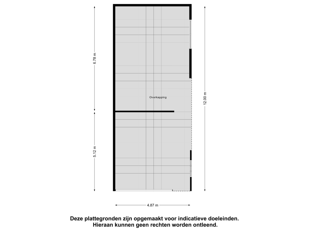 Bekijk plattegrond van Overkapping van Tipweg 72