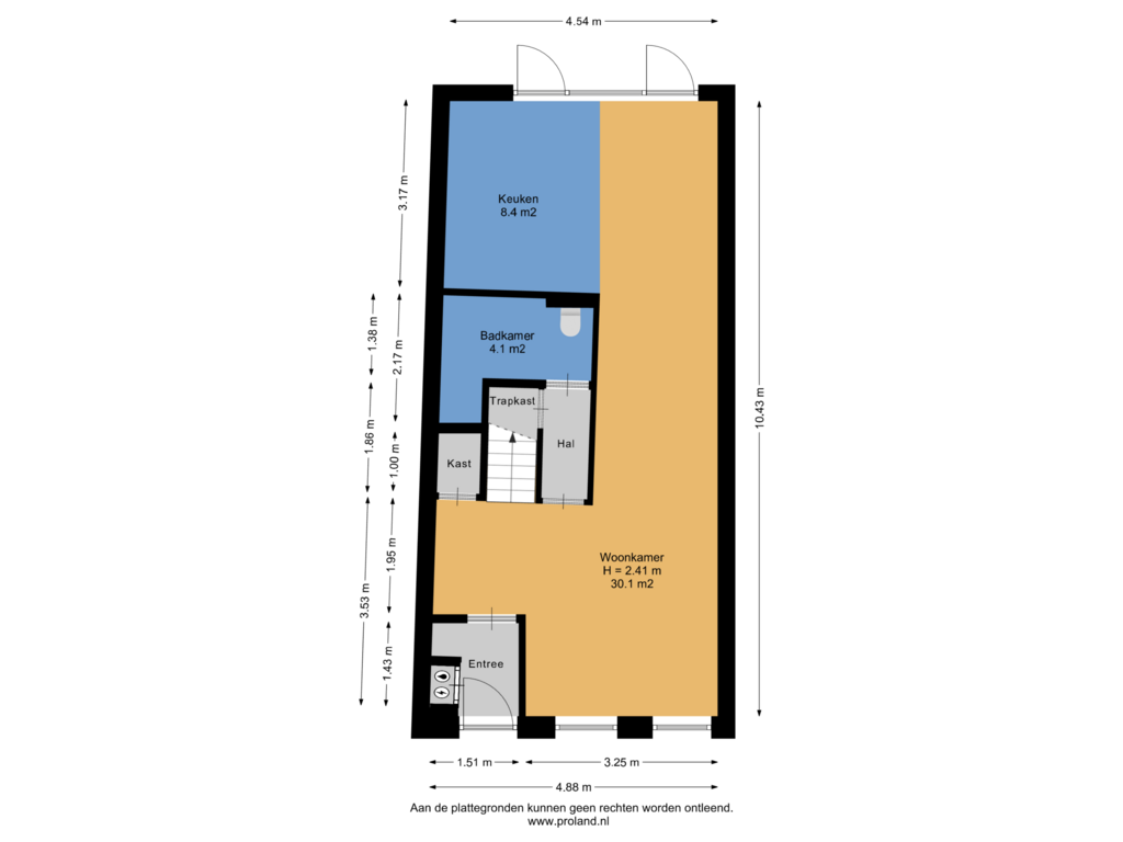 Bekijk plattegrond van Begane Grond van Rijksweg 130