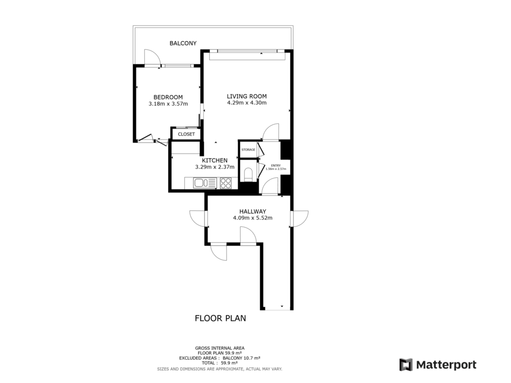 Bekijk plattegrond van Appartement van Churchilllaan 770