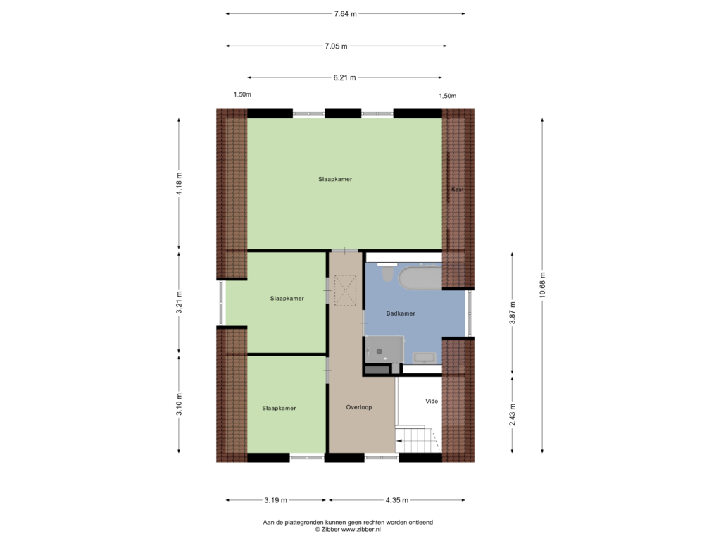 Bekijk plattegrond van Eerste verdieping van Koudenoord 12