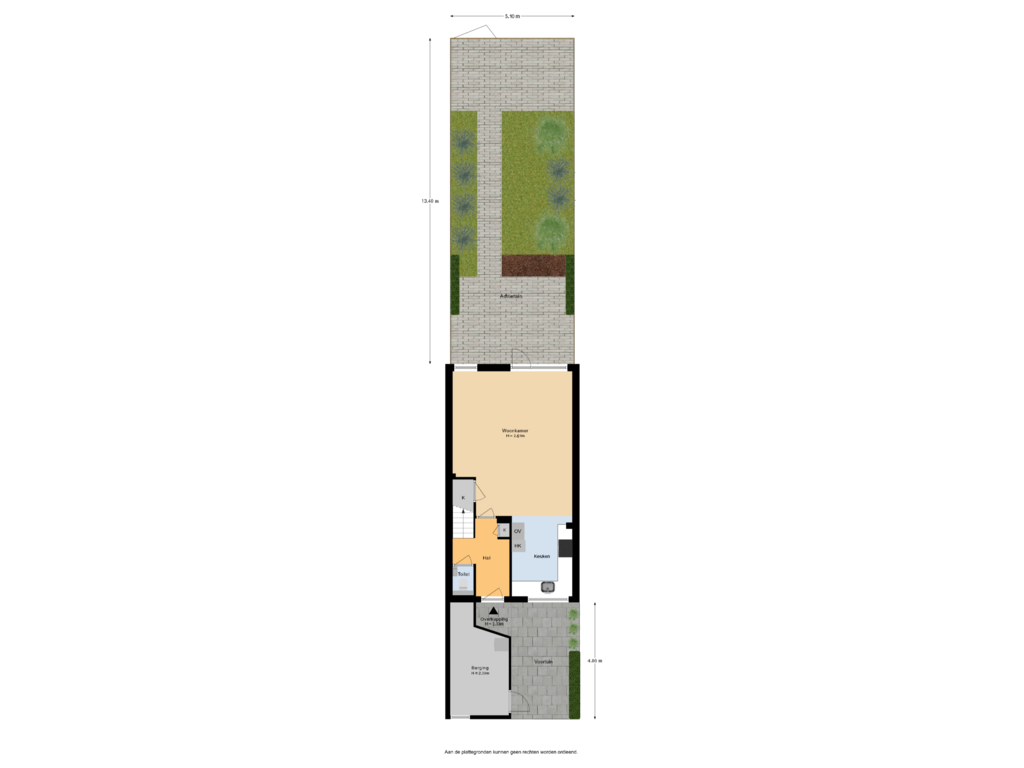 Bekijk plattegrond van Situatie van Gelderlandlaan 58