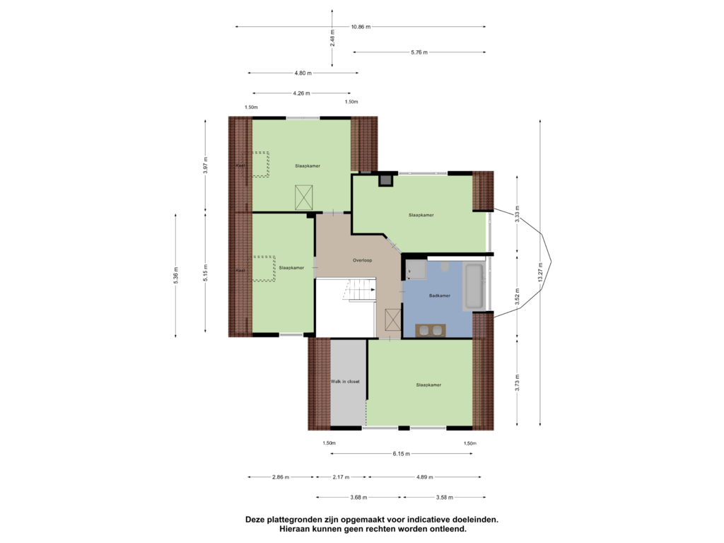 View floorplan of Eerste Verdieping of Wollegras 28