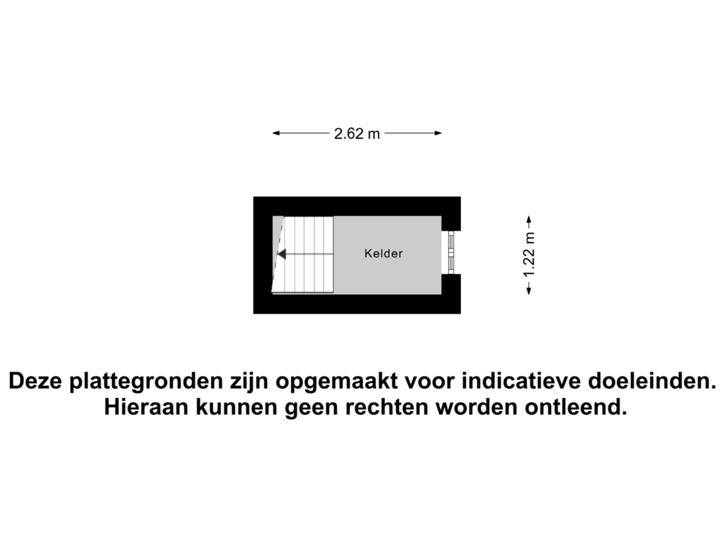 View floorplan of Kelder of Zuiderzeestraatweg 330