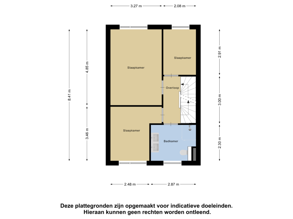 Bekijk plattegrond van Eerste Verdieping van Maagd 13