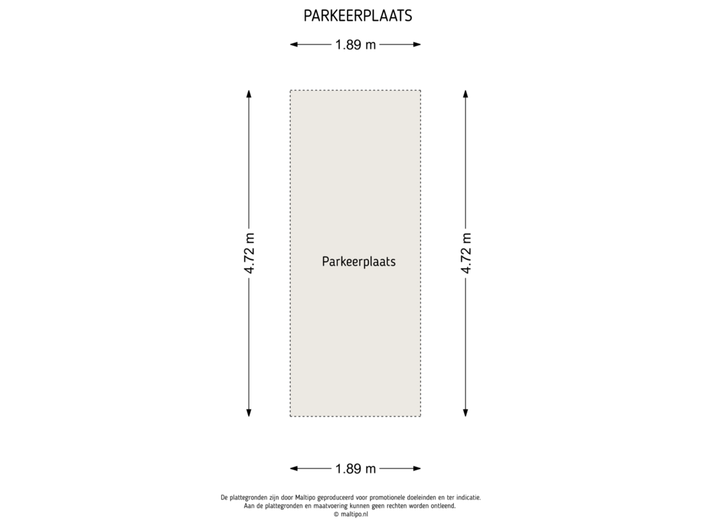 Bekijk plattegrond van Parkeerplaats van Bergeend 50