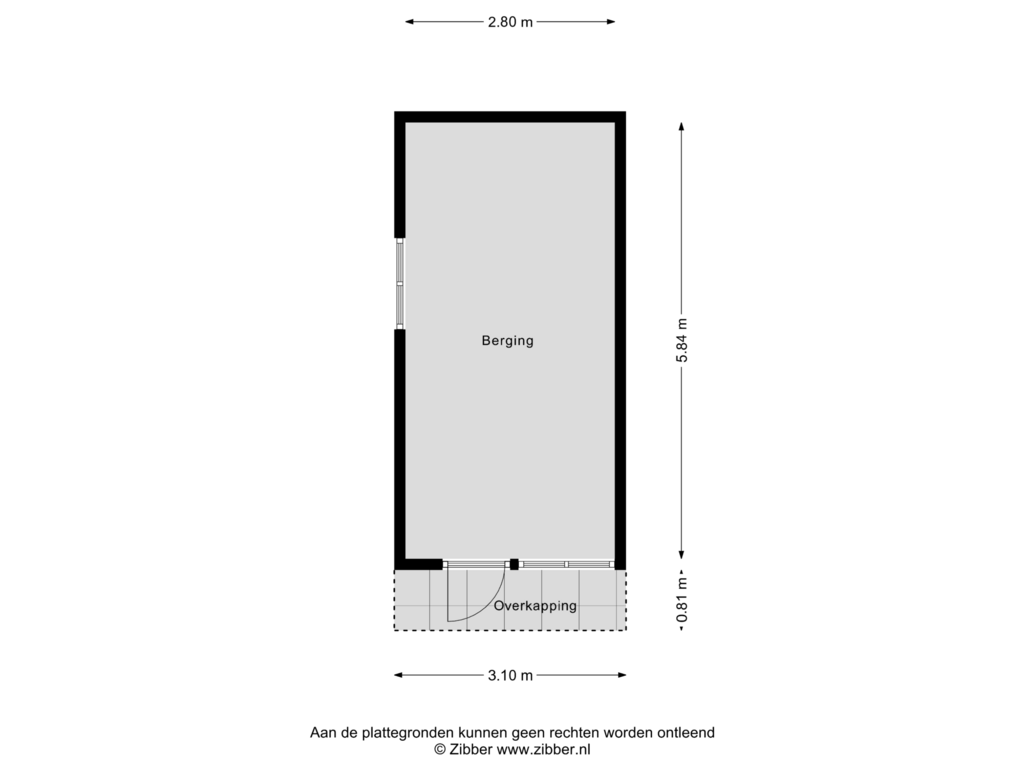 Bekijk plattegrond van Berging van van Essenstraat 42