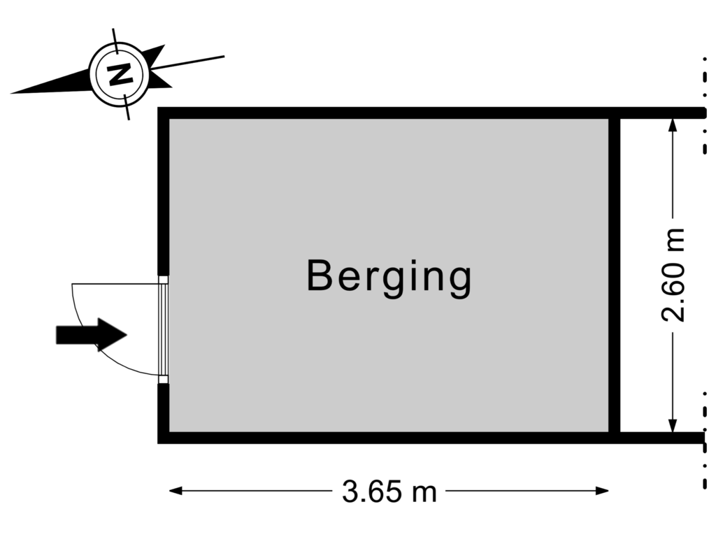 Bekijk plattegrond van Bijgebouw van Boszoom 17