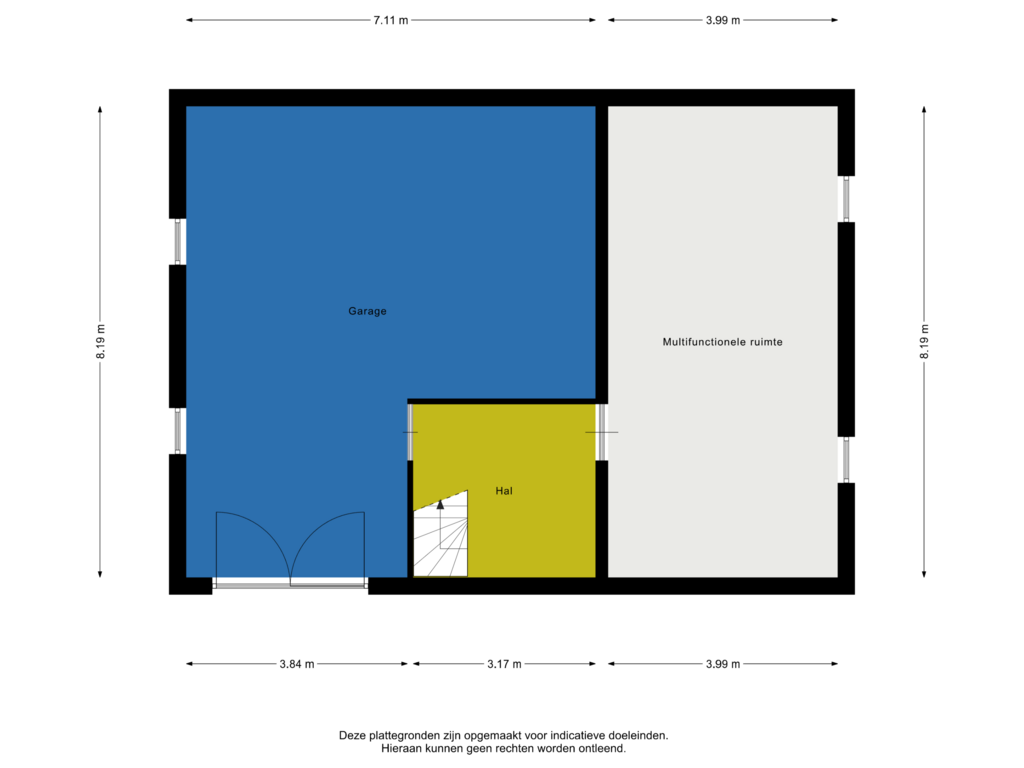 Bekijk plattegrond van Kelder van De Haarmansenk 85