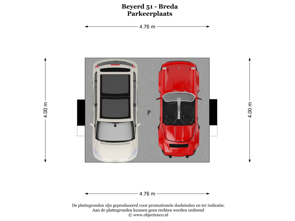 Bekijk plattegrond van PARKEERPLAATS OPTIE van Beyerd 51