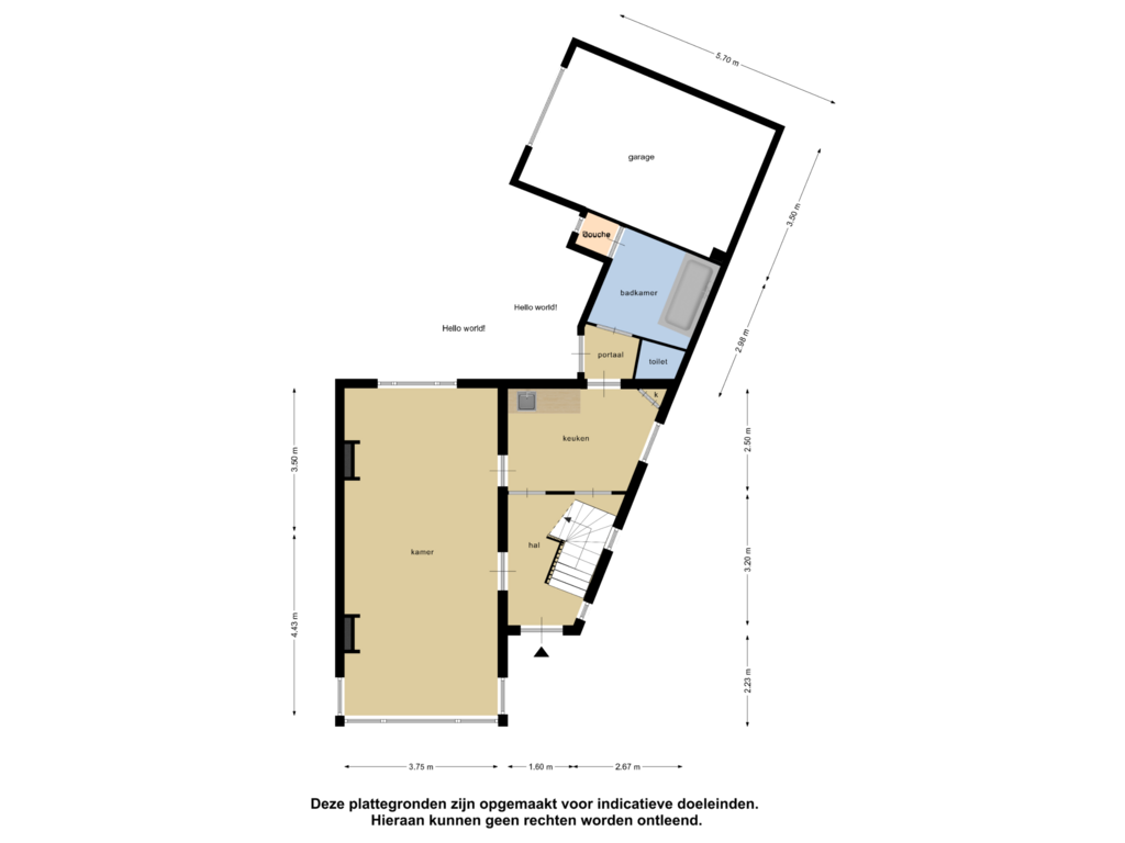 Bekijk plattegrond van Begane Grond van Westsluis 8