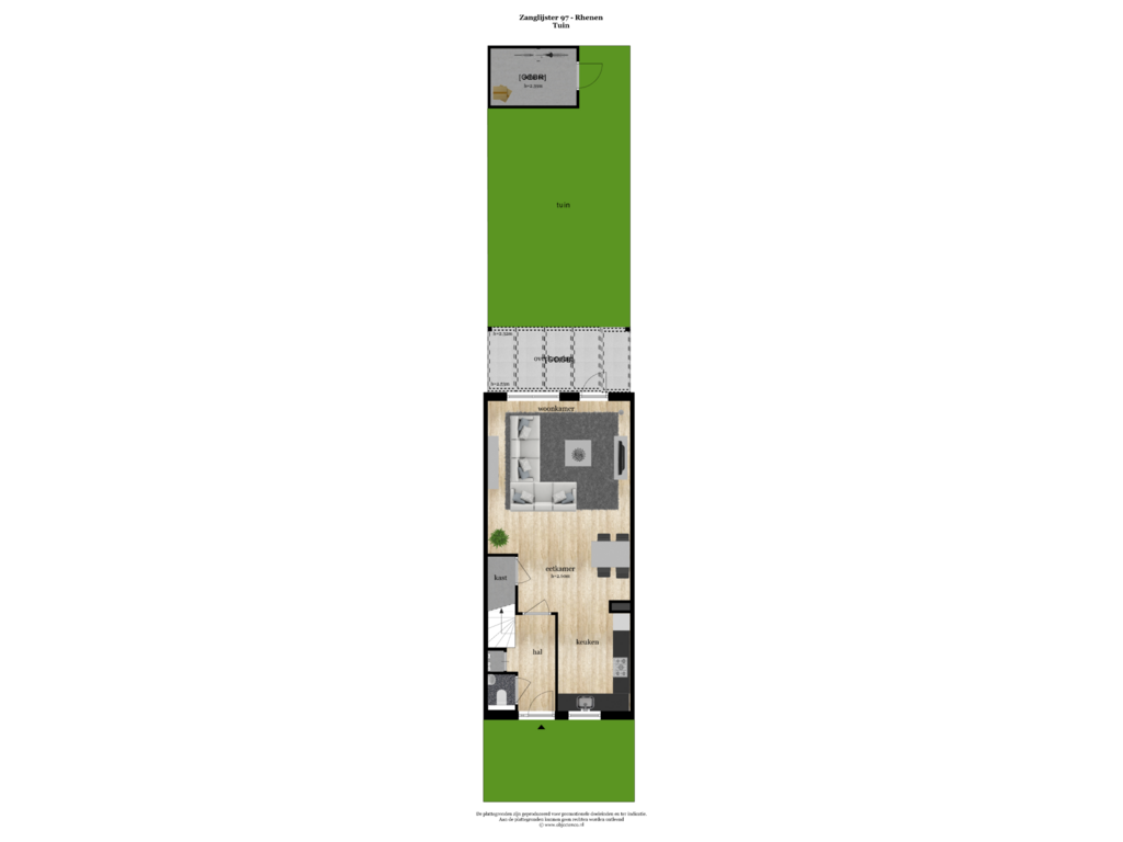 Bekijk plattegrond van TUIN van Zanglijster 97