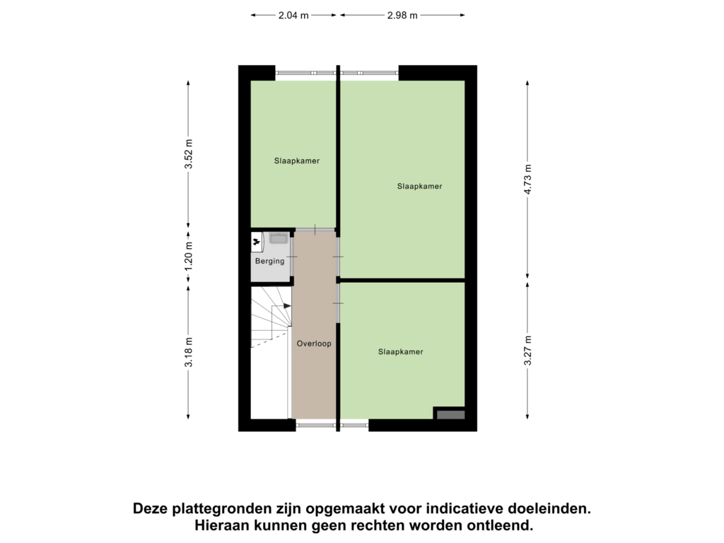 Bekijk plattegrond van Tweede Verdieping van De Heerlijkheid 71