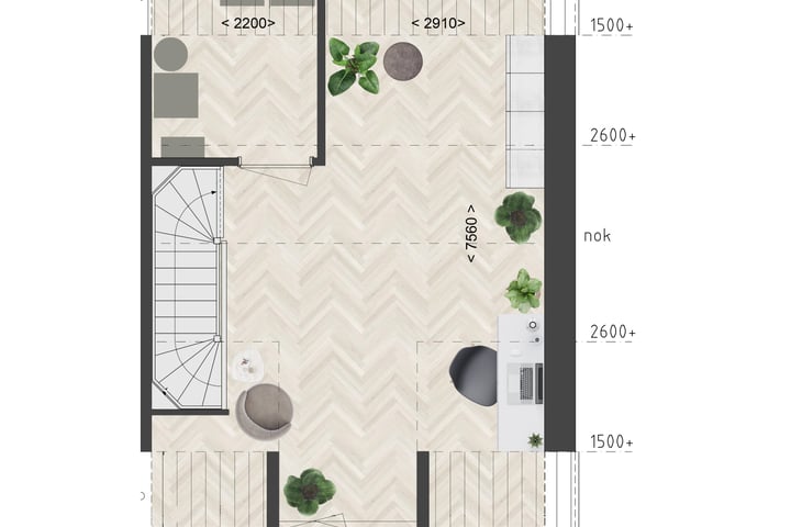 Bekijk foto 5 van Hoek- en tussenwoningen (Bouwnr. 6)