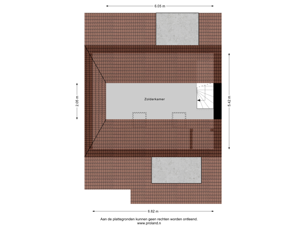 Bekijk plattegrond van 2e Verdieping van De Linden 9