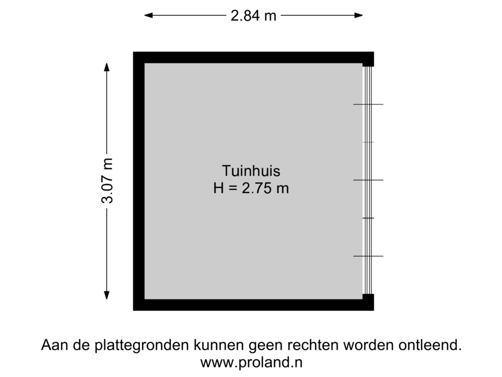 Bekijk plattegrond van Tuinhuis van De Linden 9