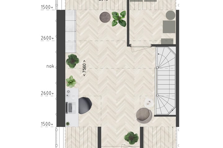 Bekijk foto 6 van Hoek- en tussenwoningen (Bouwnr. 9)