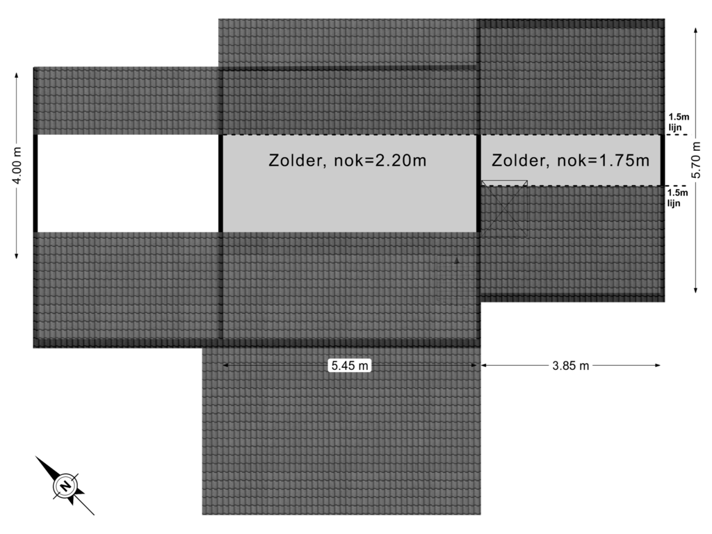 Bekijk plattegrond van Bijgebouw 2, 1eV van De Biskop 6