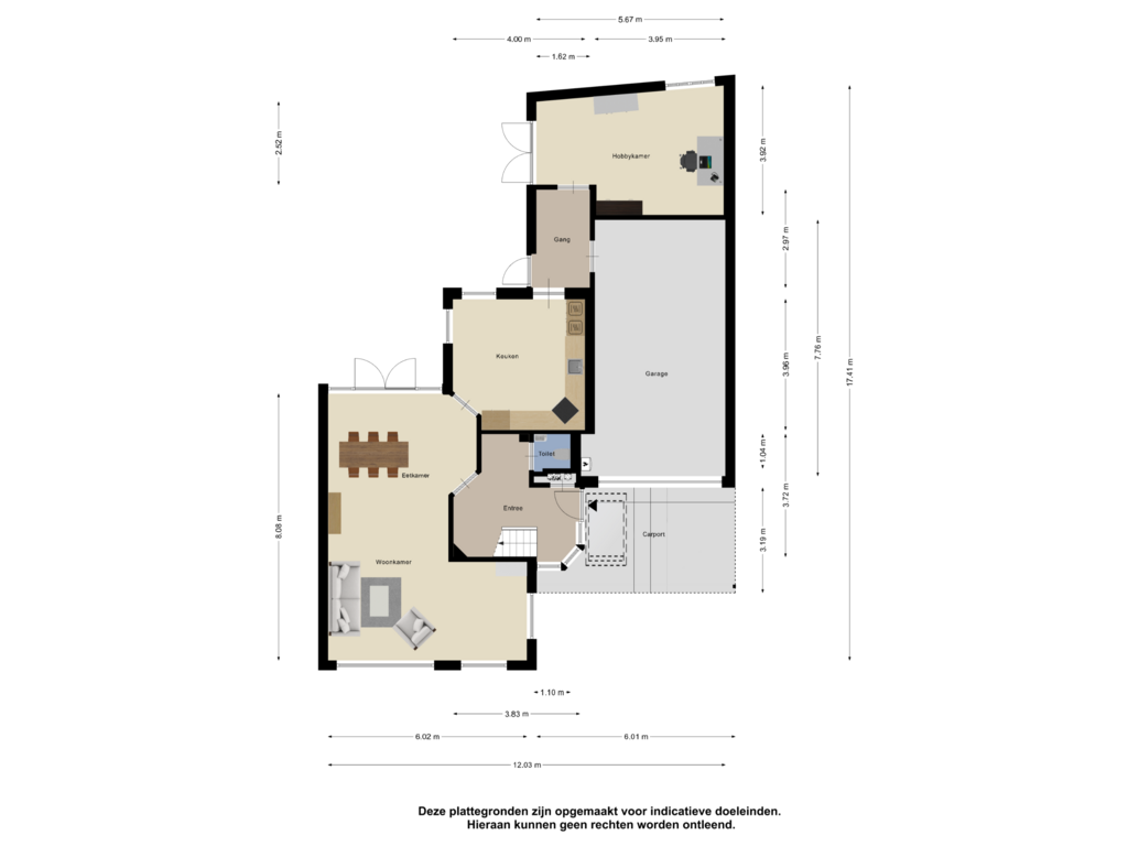 Bekijk plattegrond van Begane Grond van Schoolstraat 61