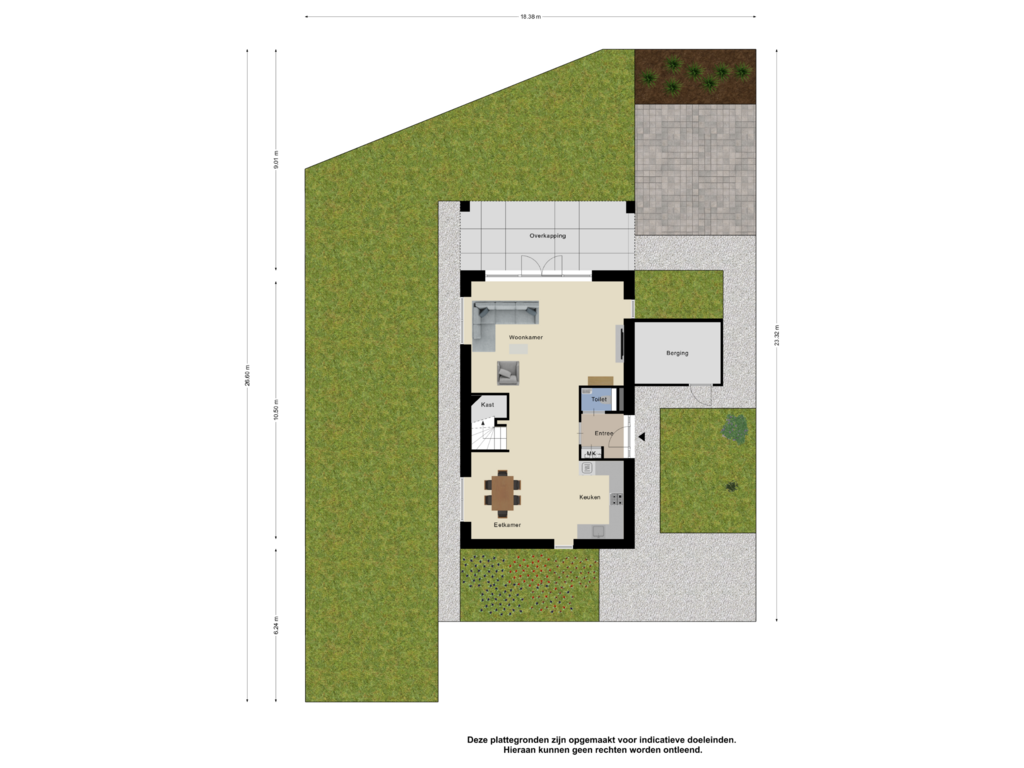 Bekijk plattegrond van Begane Grond - Tuin van IJsvogel 8