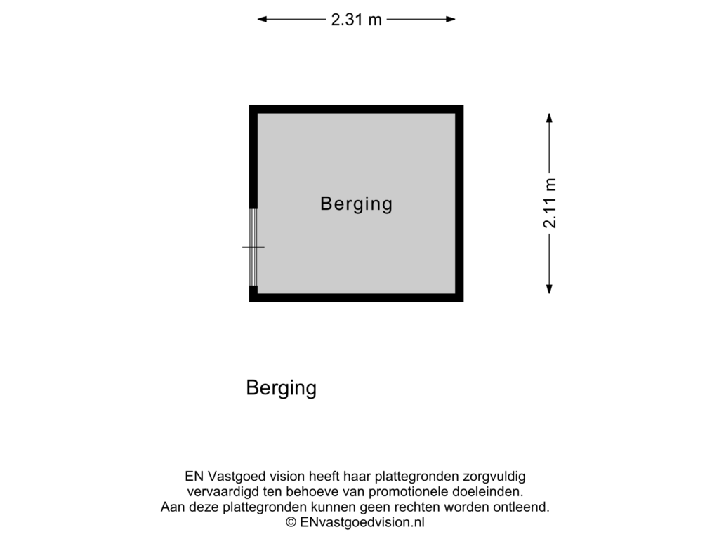 Bekijk plattegrond van Berging van Veilinghof 39