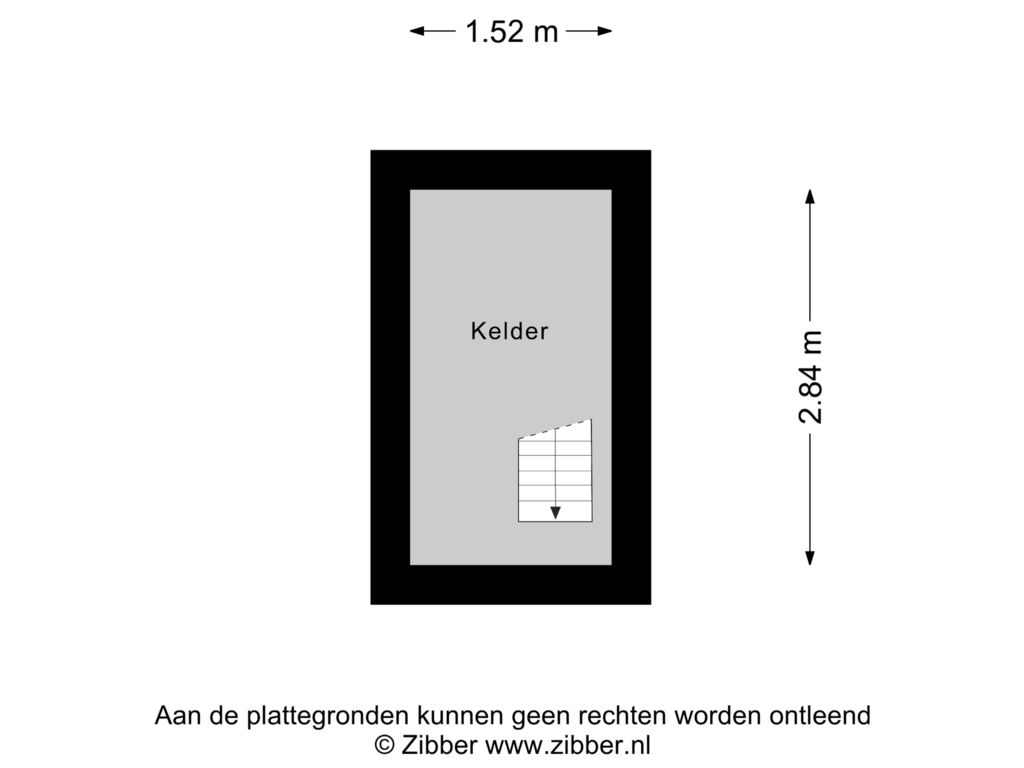 Bekijk plattegrond van Kelder van Crabethstraat 61