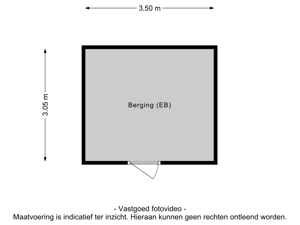 Bekijk plattegrond van Berging van Smidstraat 8