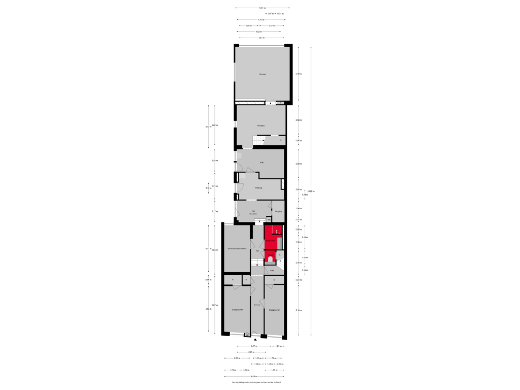 Bekijk plattegrond van Dijkniveau van Voorstraat 104