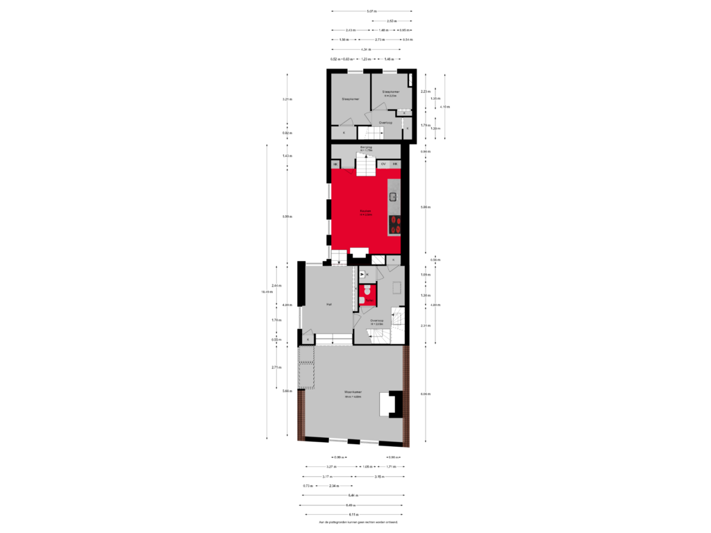 Bekijk plattegrond van 1e Verdieping van Voorstraat 104