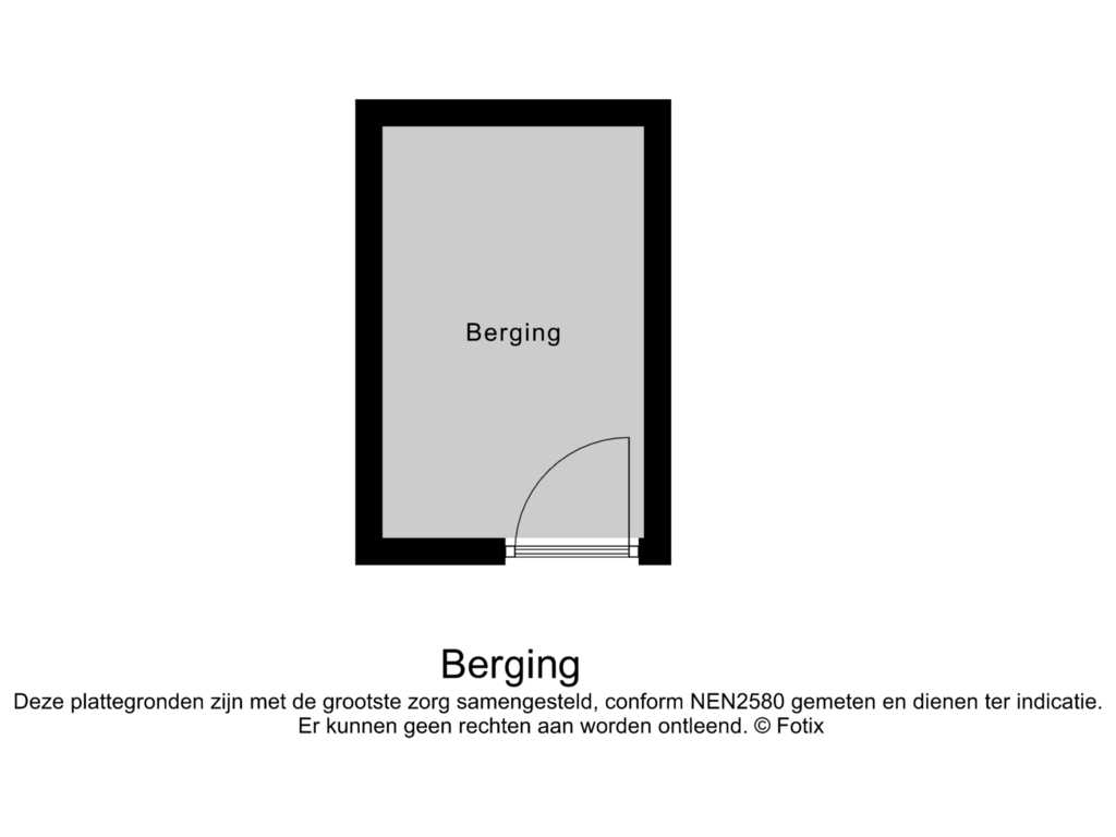 Bekijk plattegrond van Berging van Prof. Schermerhornpark 72