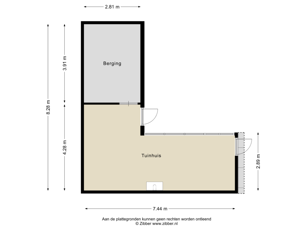 Bekijk plattegrond van Berging van Schoolstraat 3