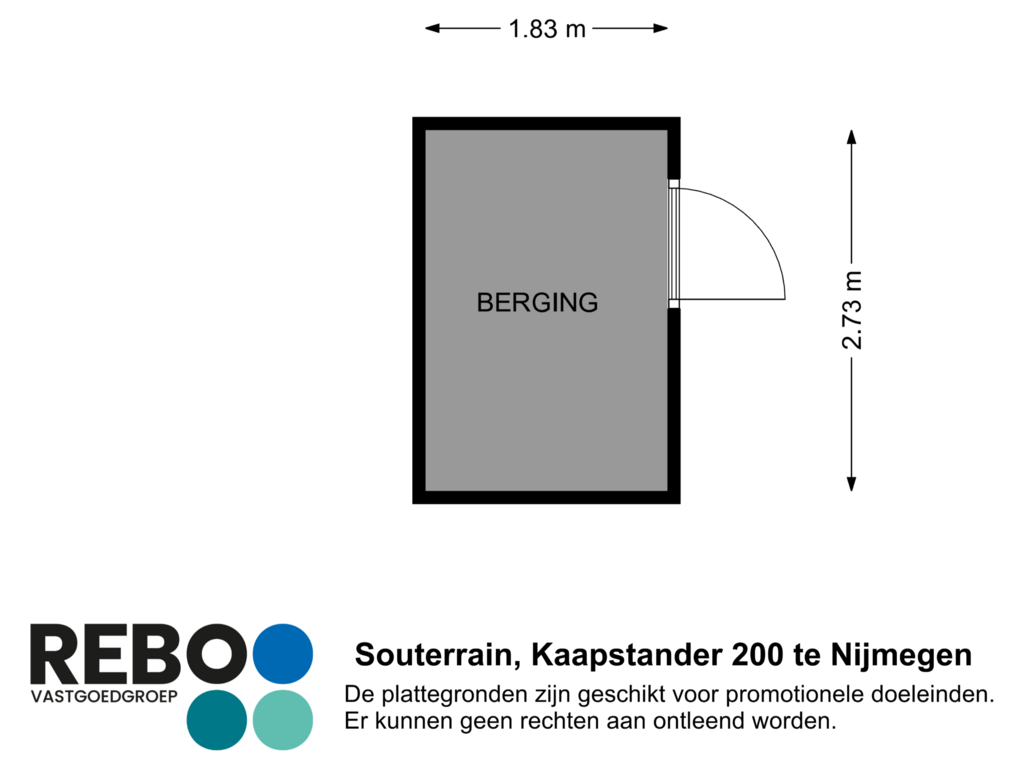 Bekijk plattegrond van Souterrain van Kaapstander 200