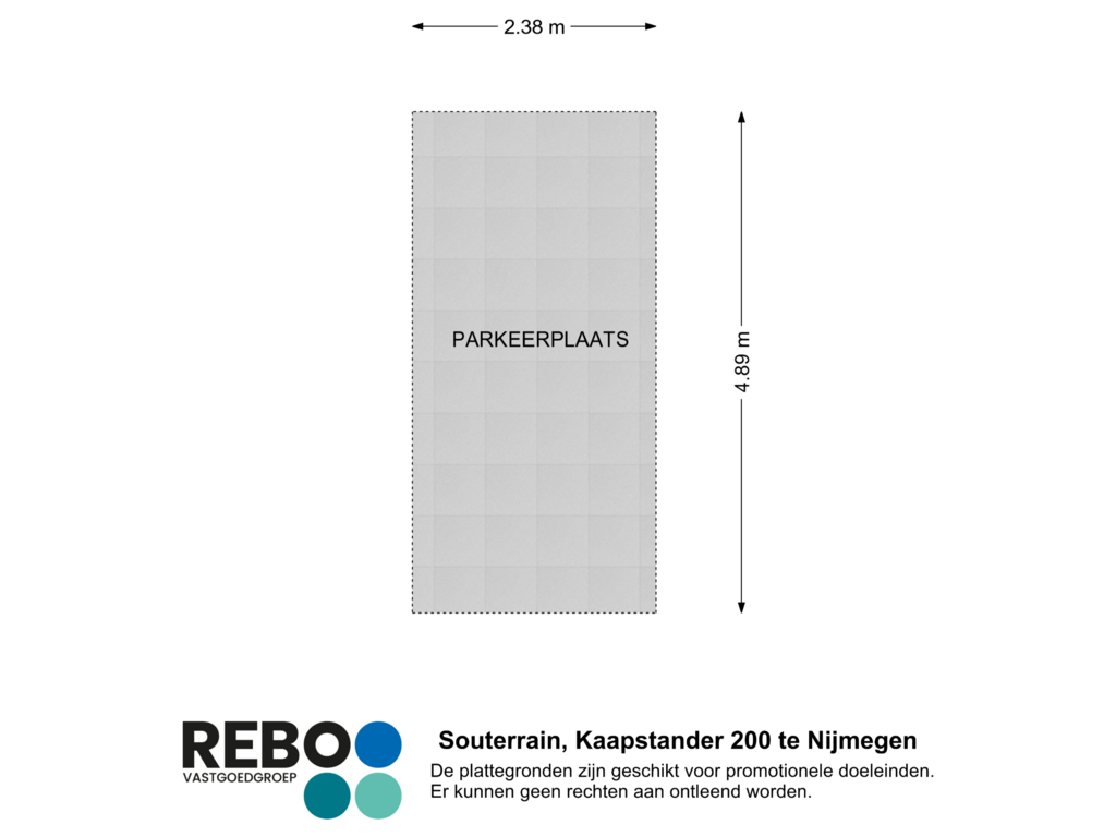 Bekijk plattegrond van Souterrain-Parkeerplaats van Kaapstander 200