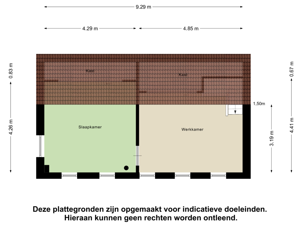 Bekijk plattegrond van Tweede Verdieping van Margarethaweg 8