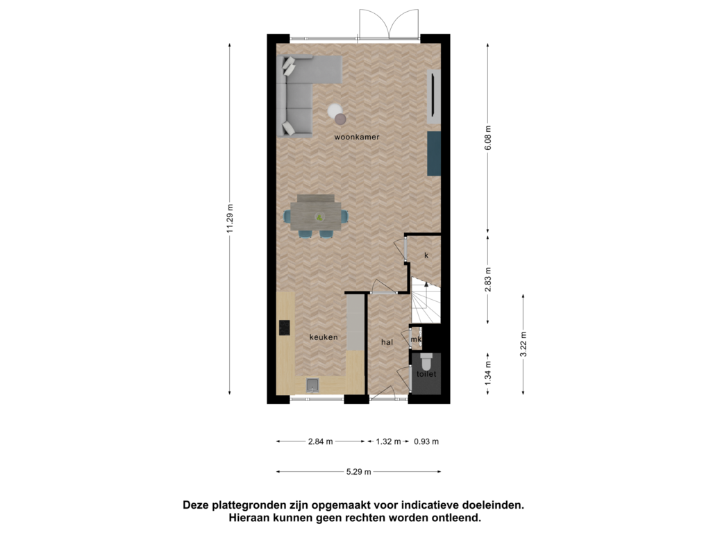 Bekijk plattegrond van Begane grond van Krekelveen 354