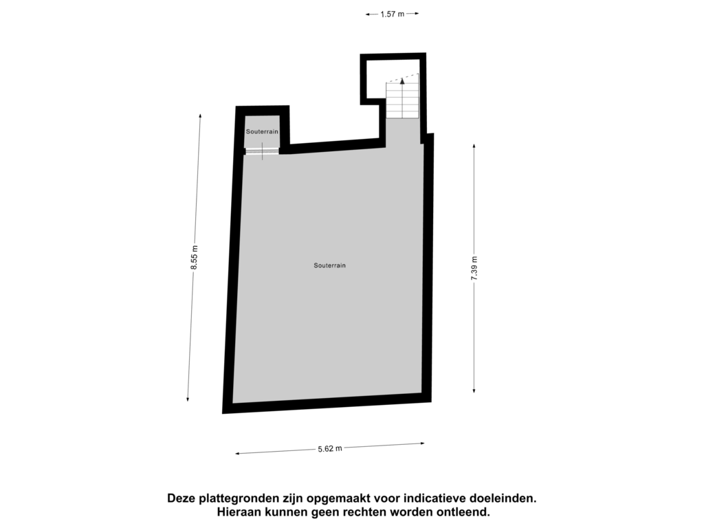 Bekijk plattegrond van Soutrrain van Vijfmorgenstraat 33