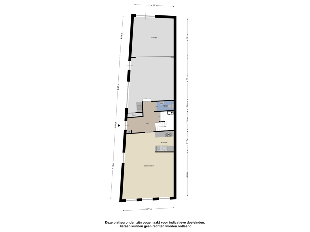 Bekijk plattegrond van Begane Grond van Vijfmorgenstraat 33