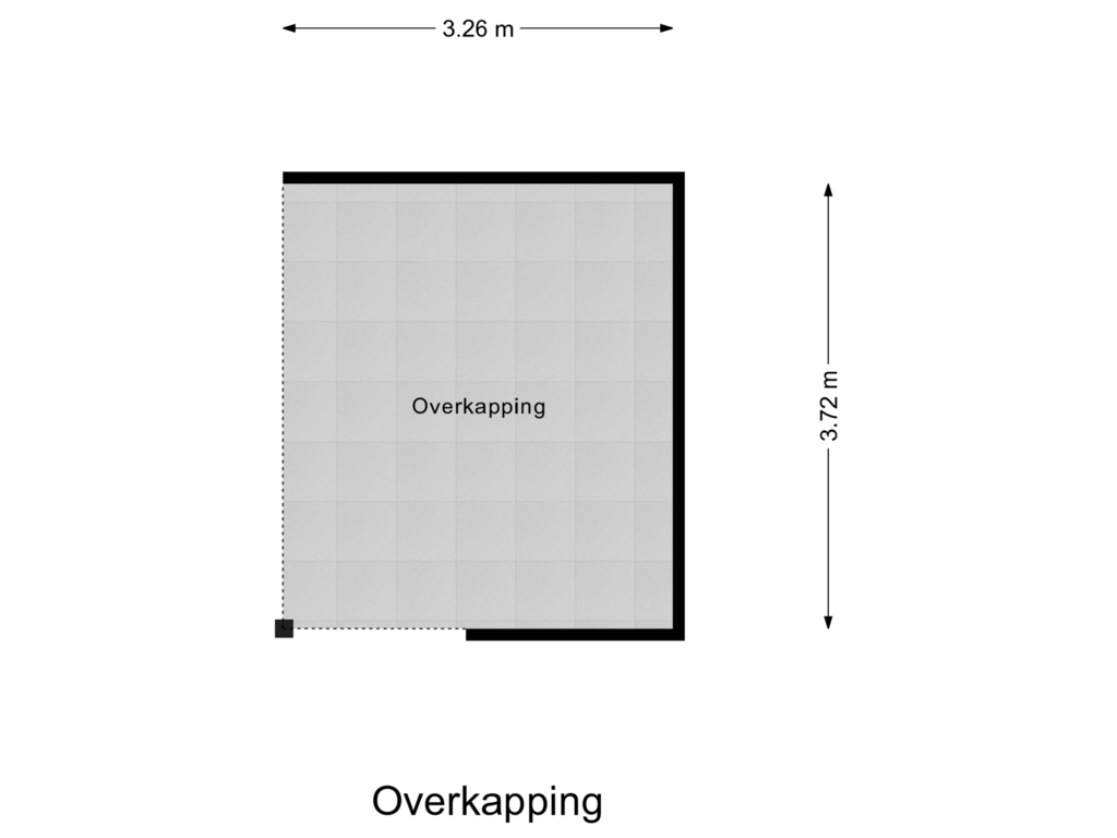 Bekijk plattegrond van Overkapping van Oomskinderenstraat 22