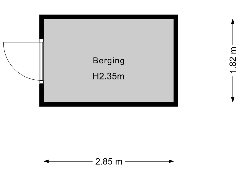 Bekijk plattegrond van Berging van Iseldoks 137