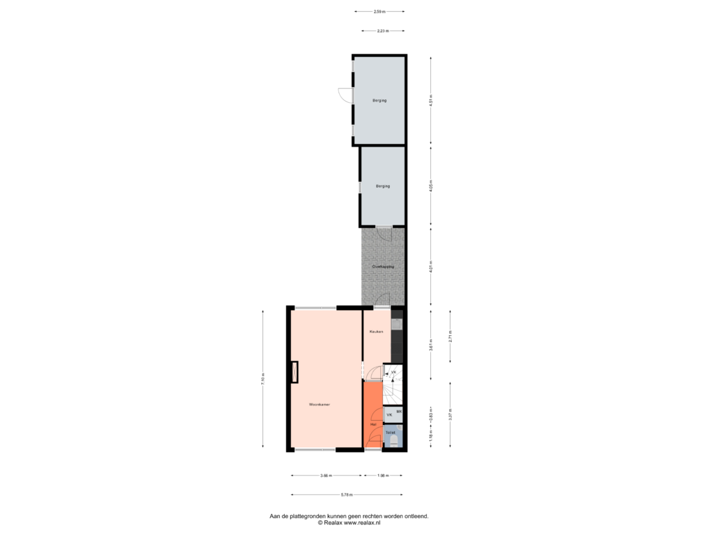 Bekijk plattegrond van Begane grond van Abdissenstraat 24