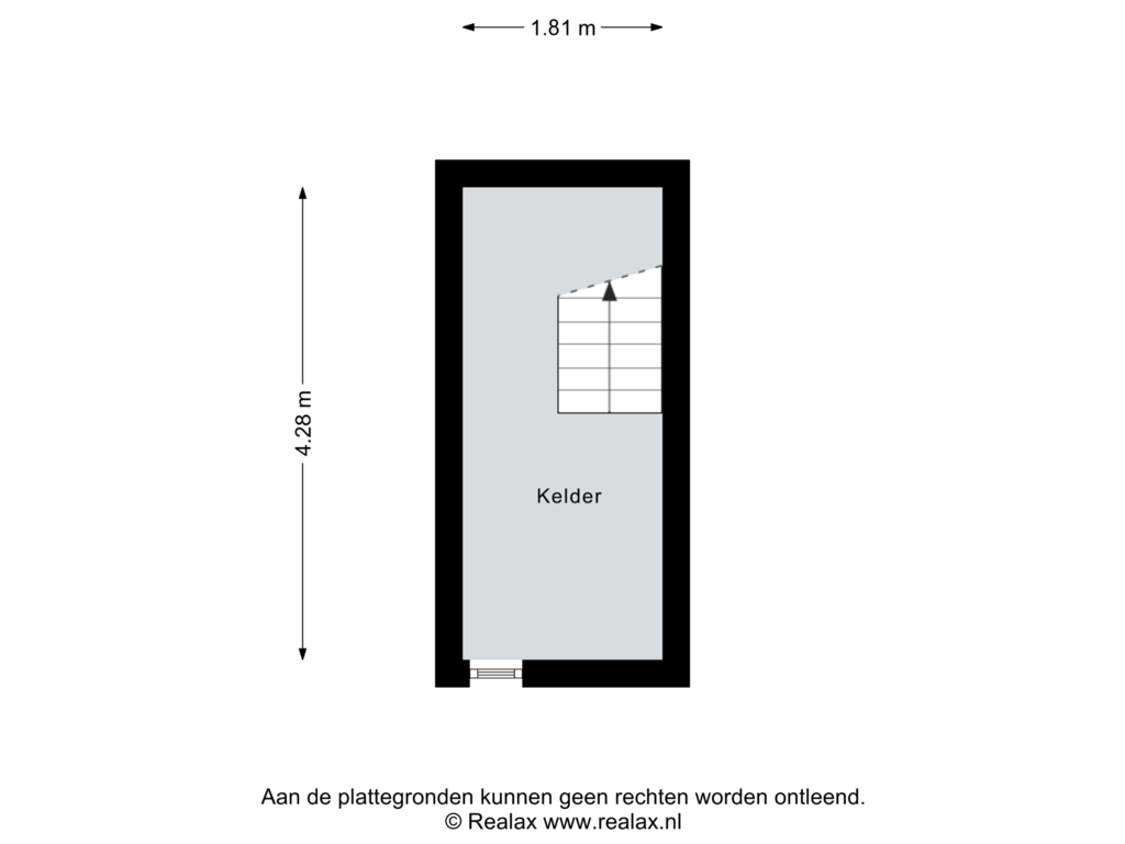 Bekijk plattegrond van Kelder van Abdissenstraat 24