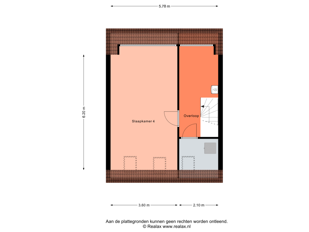 View floorplan of Verdieping 2 of Piriet 13