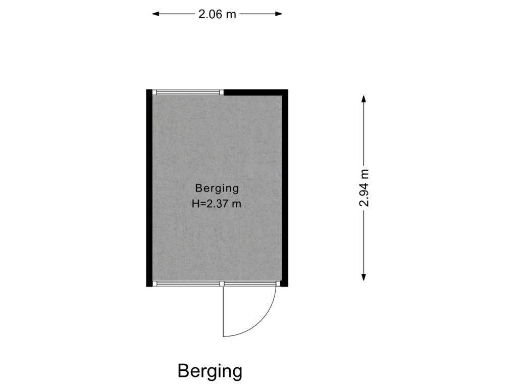 Bekijk plattegrond van Berging van Schuytstraat 84