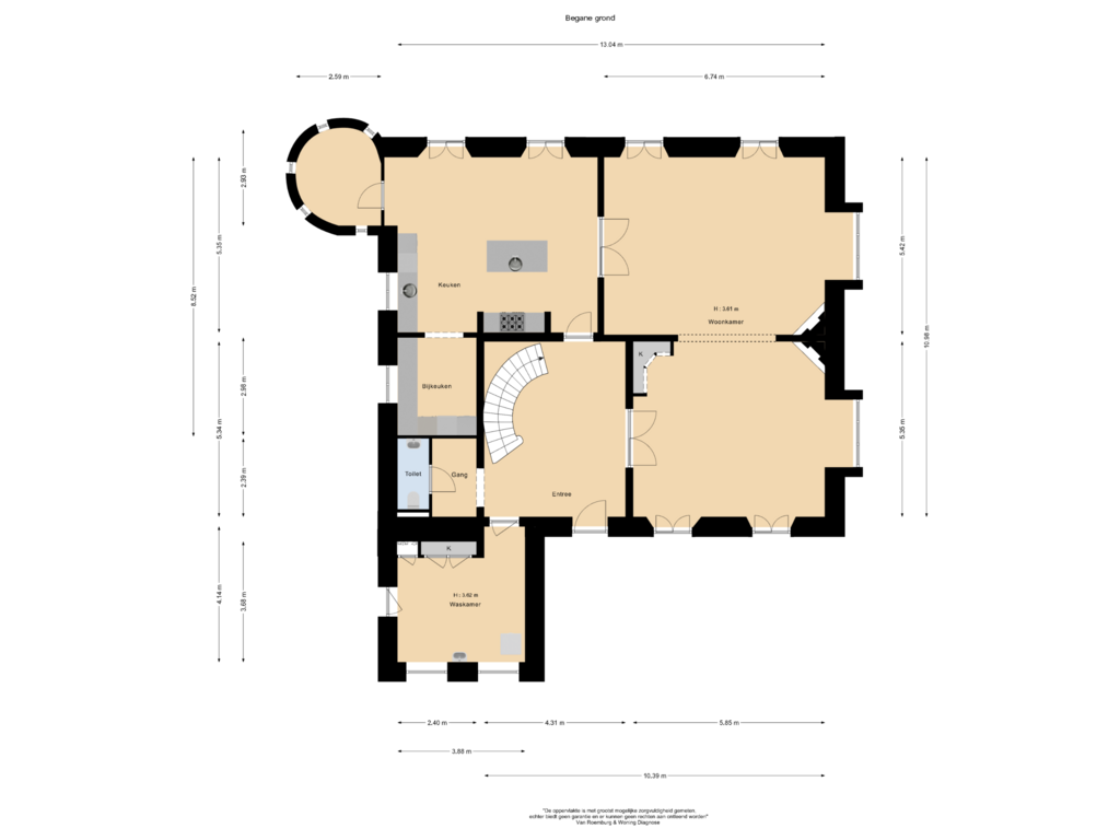 Bekijk plattegrond van Begane grond van Heerenbeek 1