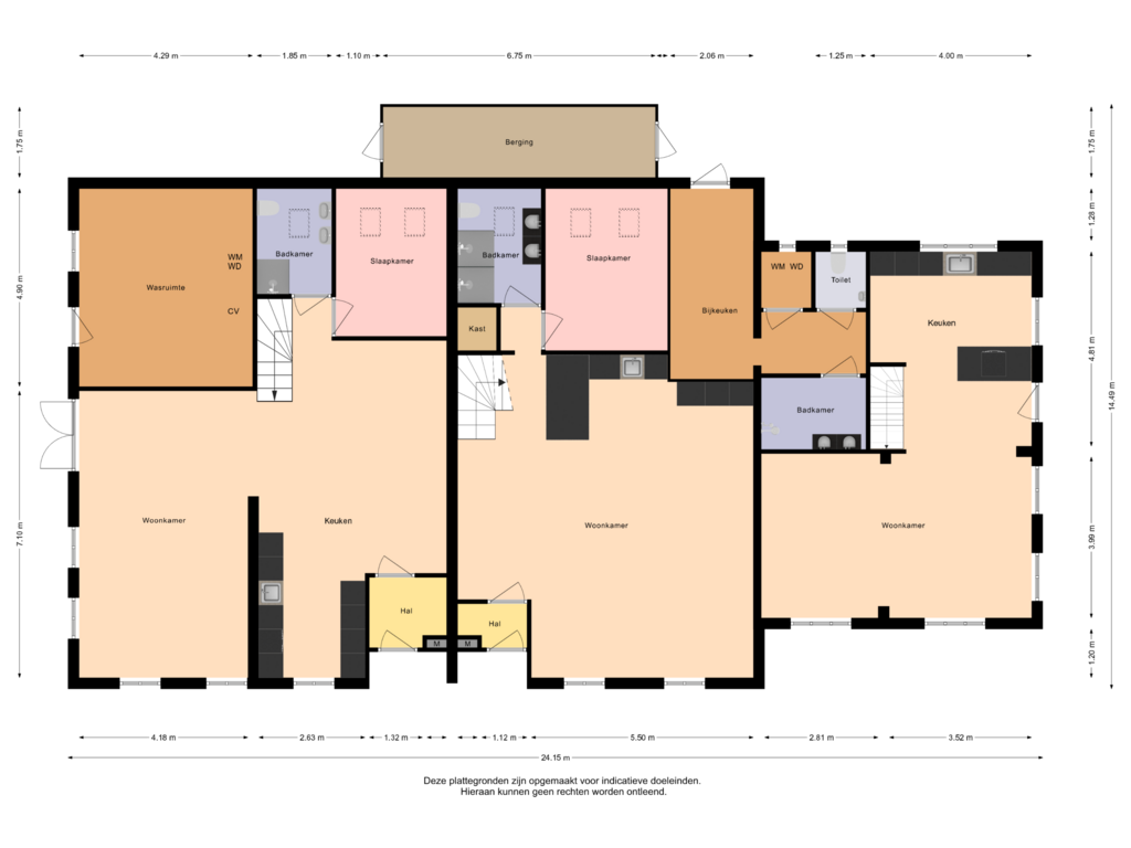 Bekijk plattegrond van Begane grond van Strandweg 18