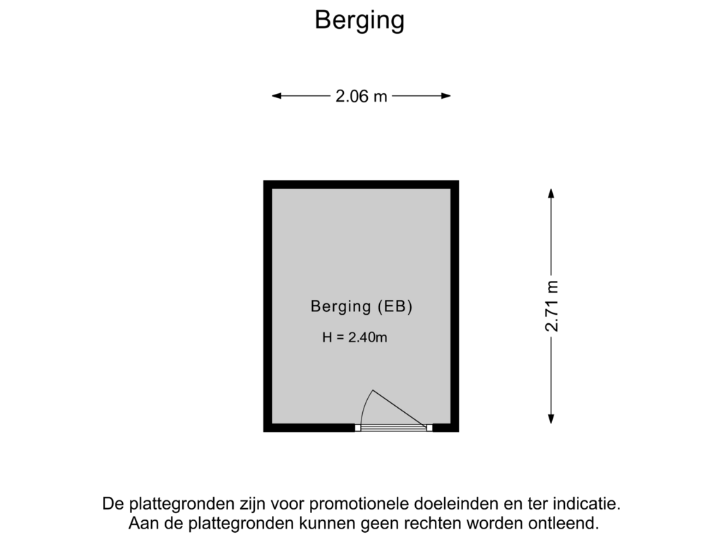 Bekijk plattegrond van Berging van Muntendamstraat 6