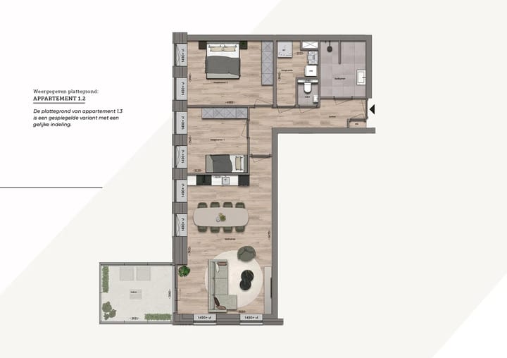 Foto 9 van District Y Opbouw Appartementen (Bouwnr. 1.02)