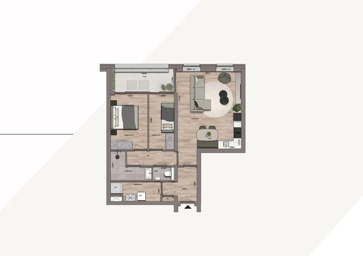 Foto 9 van District Y Opbouw Appartementen (Bouwnr. 1.04)