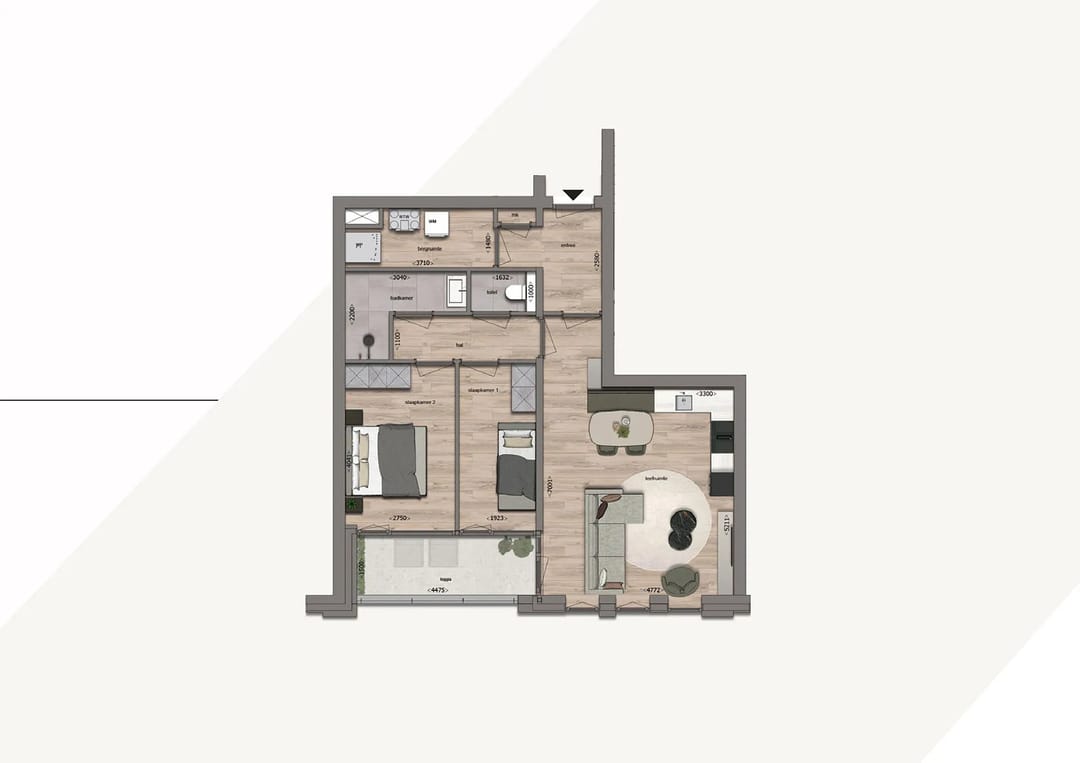 Foto 7 van District Y Opbouw Appartementen (Bouwnr. 2.01)