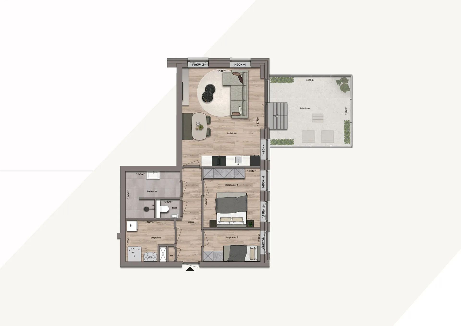 Foto 9 van District Y Opbouw Appartementen (Bouwnr. 1.05)